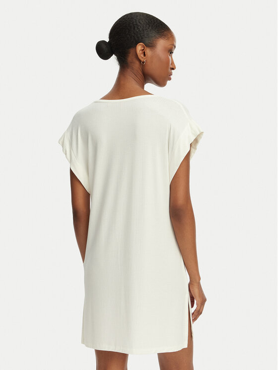 HUGO HUGO Strandkleid Signature B. 50555745 Creme Relaxed Fit