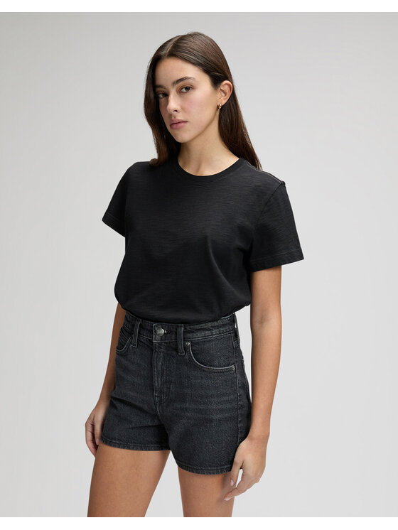 Lee Lee T-Shirt PERFECT TEE Czarny Regular Fit