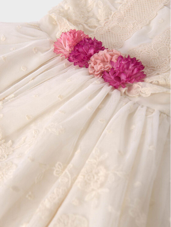 Abel & Lula Abel & Lula Rochie elegantă 5043 Écru Regular Fit