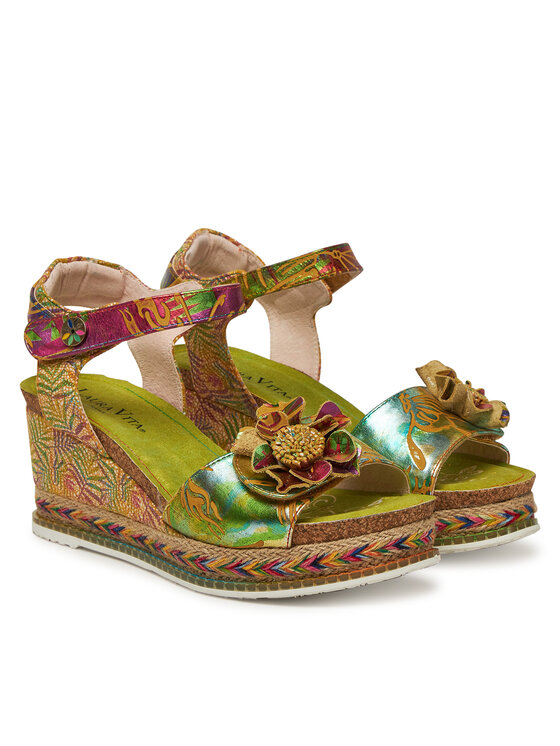 Laura Vita Laura Vita Espadryle Hacdeo 09 Żółty