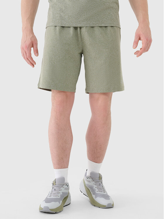 4F 4F Športové kraťasy MULTI ACTIVE Kaki Regular Fit