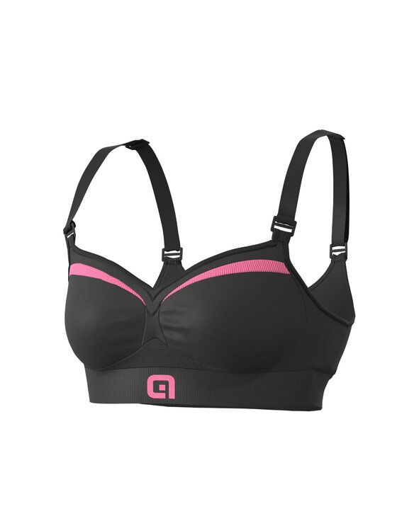 Biustonosz sportowy, rozmiar XS/S, Czarny, Magic Bra