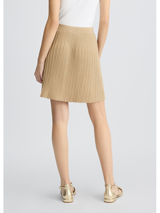 Liu Jo Liu Jo Spódnica mini WA5059MS64JA4342 Beżowy Regular Fit