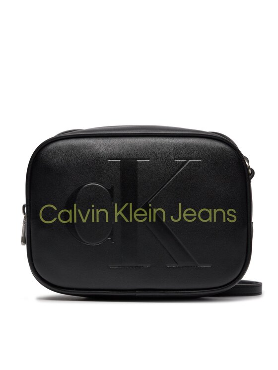 Geantă Calvin Klein Jeans Sculpted Camera Bag18 Mono K60K610275 Black/Dark Juniper 0GX