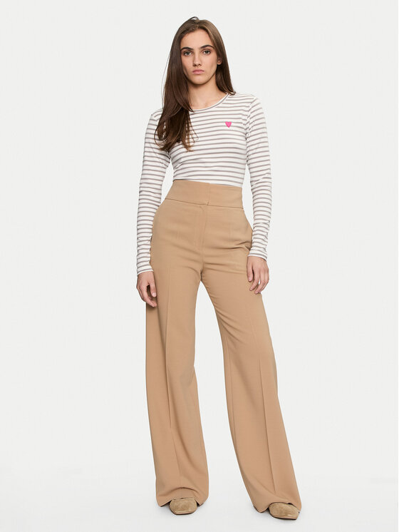 Kaffe Kaffe Bluzka Liddy 10502821 Szary Regular Fit