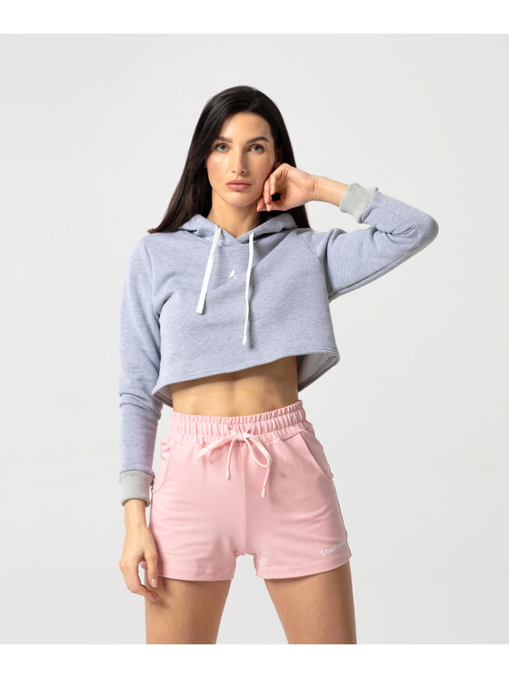 Carpatree Carpatree Bluza GreyCropped Szary Relaxed Fit