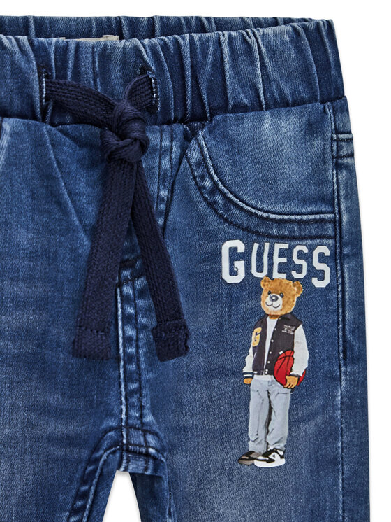Guess Guess Jeansy I6YA01 D1270 Niebieski Regular Fit