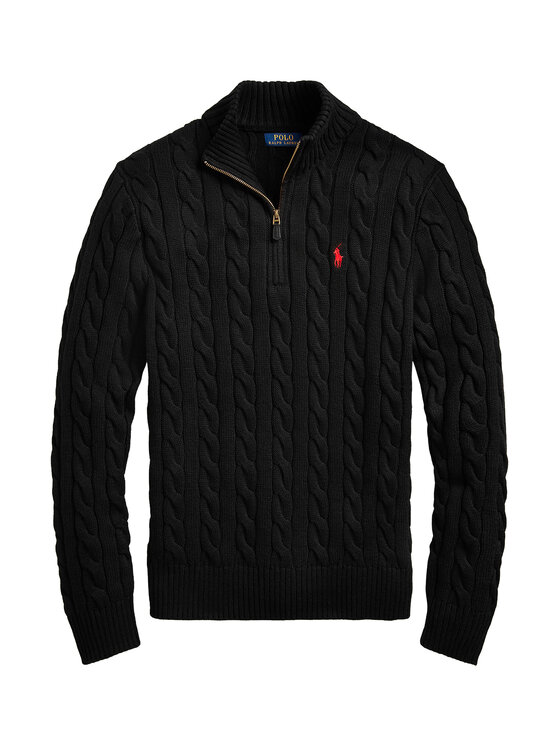 Polo Ralph Lauren Polo Ralph Lauren Sveter 710810841006 Čierna Regular Fit