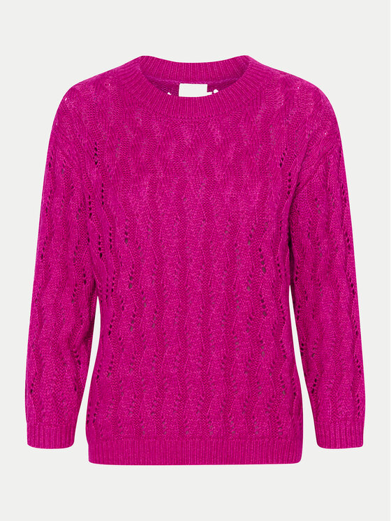Kaffe Kaffe Пуловер Lena 10508807 Розов Regular Fit