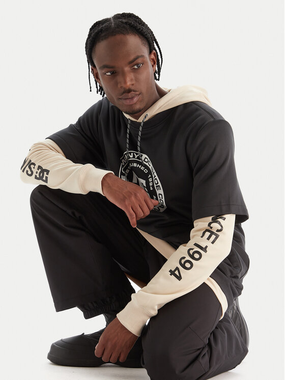 DC DC Світшот Dryden ADYFT03440 Бежевий Relaxed Fit