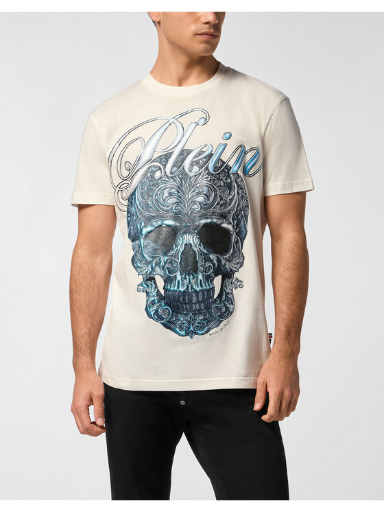 PHILIPP PLEIN PHILIPP PLEIN T-shirt 27143 Bianco Regular Fit