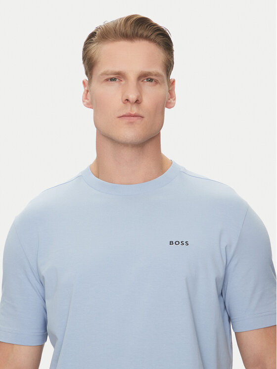 BOSS BOSS Majica 50506373 Svetlo modra Regular Fit