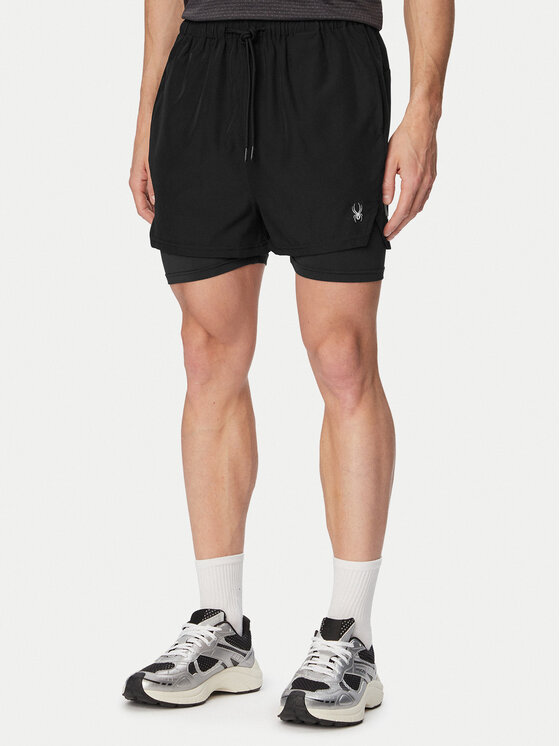 Spyder Spyder Спортивні шорти W126-SPMSH-1005-48X Чорний Regular Fit