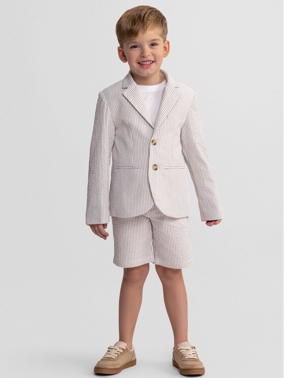 minoti minoti Marynarka 29FORMAL253 Szary Regular Fit
