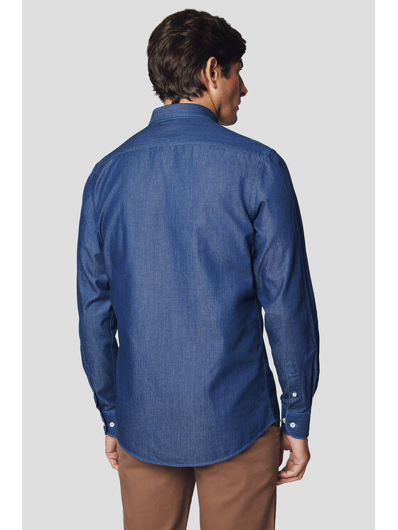 Lancerto Lancerto Koszula Solveig KO073224000021 Granatowy Slim Fit