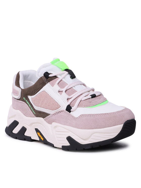 Replay Sneakers Solar Monde GWS7O.000.C0001L Violet Femei imagine noua