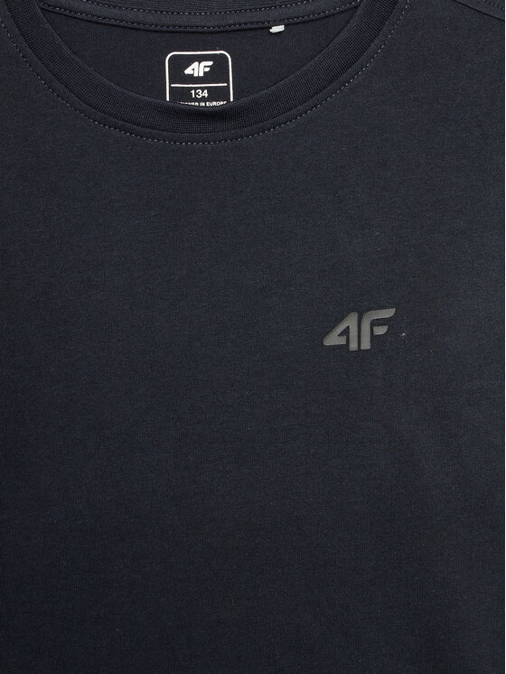 4F 4F Tričko 4FJSS23TTSHM291 Tmavomodrá Regular Fit