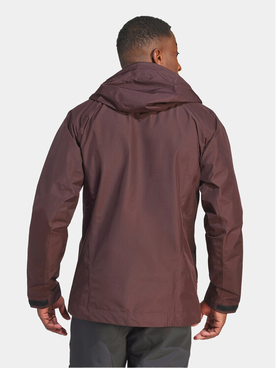 adidas adidas Giacca outdoor Terrex Xperior GORE-TEX Paclite Rain IB4260 Marrone Regular Fit