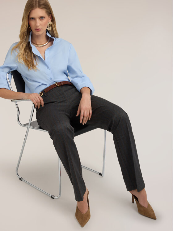 Motivi Motivi Pantaloni di tessuto P0ASQ005200N0S3 Grigio Regular Fit