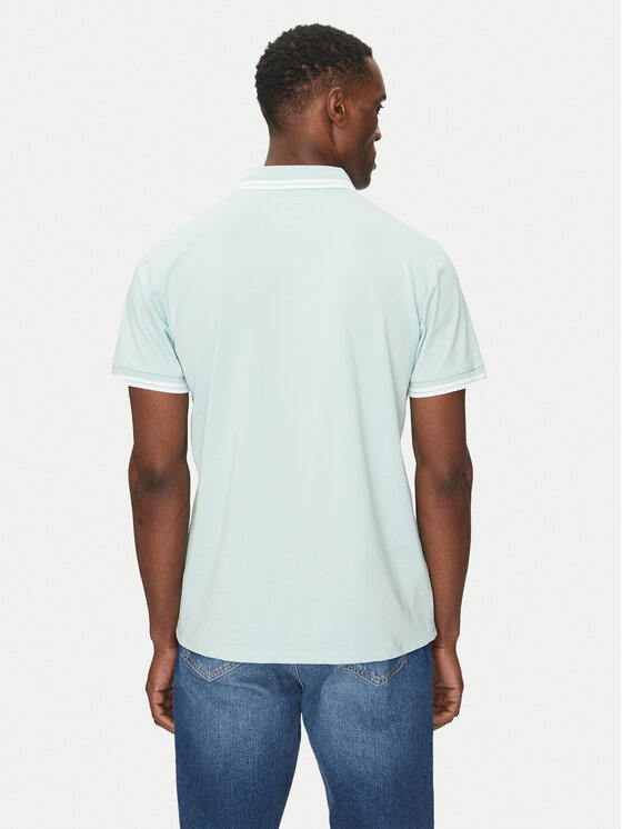 Guess Guess Polo M2GP34 KARS0 Zielony Regular Fit