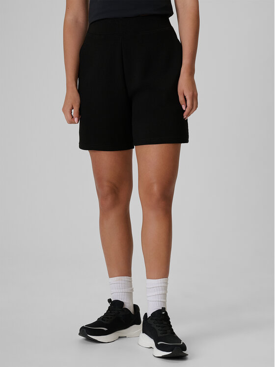 4F 4F Szorty sportowe STREFA KIBICA Czarny Regular Fit