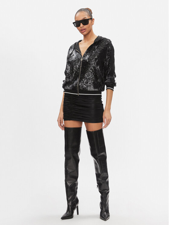 Liu Jo Sport Liu Jo Sport Суитшърт TA4017 J4623 Черен Regular Fit