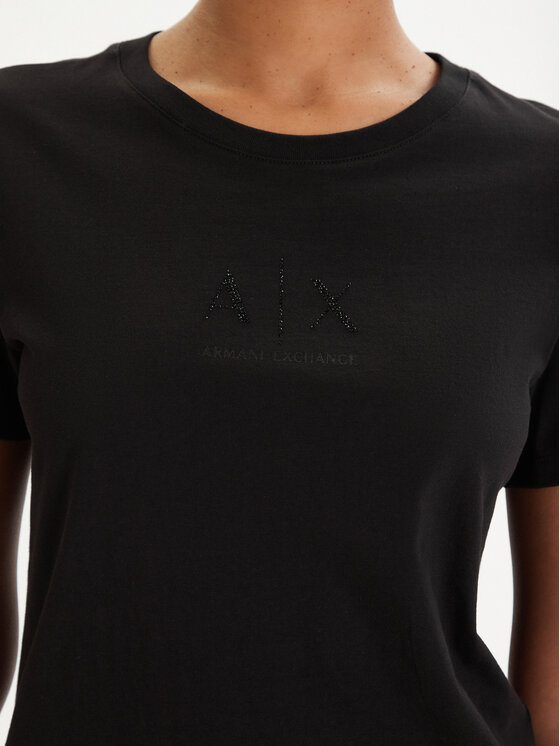 Armani Exchange Armani Exchange T-Shirt XW001459 AF10356 Czarny Casual Fit