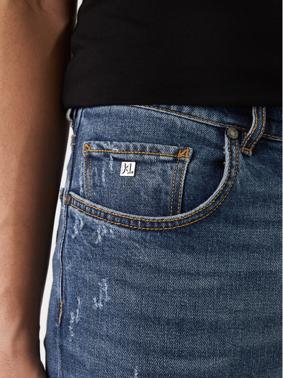 KARL LAGERFELD KARL LAGERFELD Jeansy 265508 562850 Modrá Slim Fit