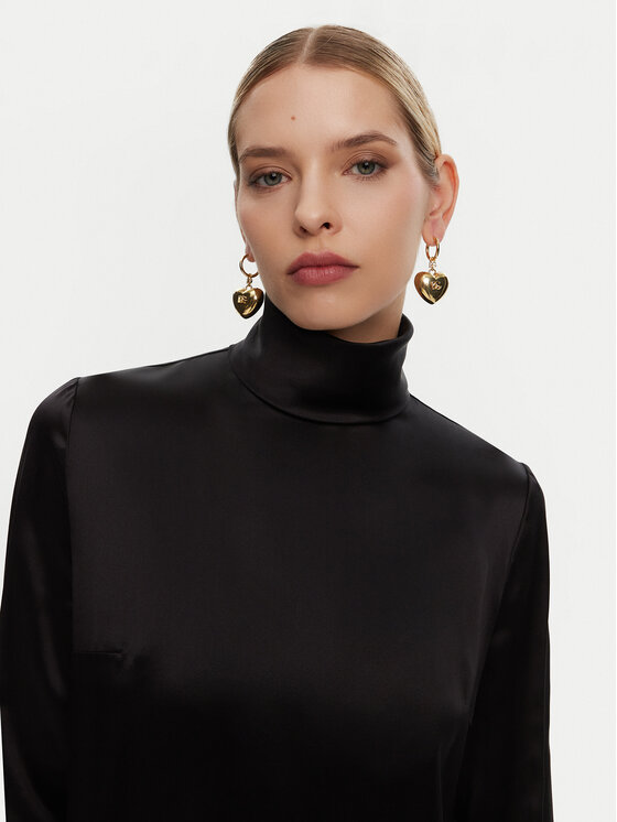 Dolce&Gabbana Dolce&Gabbana Bluză F7AI0T FU1AU N0000 Negru Regular Fit