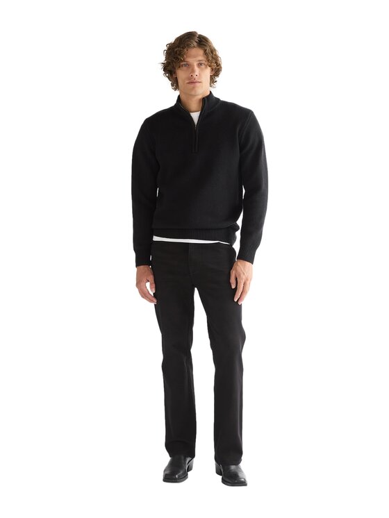 Wrangler Wrangler Sweter 112387648 Czarny Regular Fit