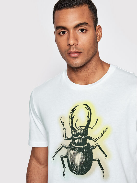 T-shirt Teecome 50481918 Bianco Regular Fit