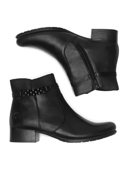 Rieker Rieker Botine 78676-00 Negru