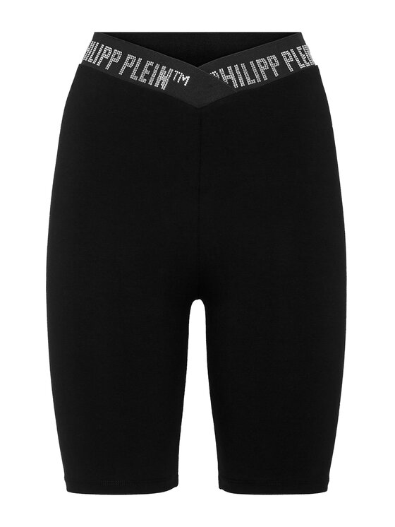 PHILIPP PLEIN PHILIPP PLEIN Szorty sportowe 1001 Czarny Active Fit