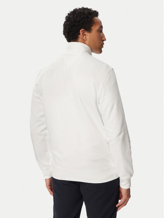 Tommy Hilfiger Tommy Hilfiger Majica dugih rukava Script Stack MW0MW43219 Bijela Regular Fit