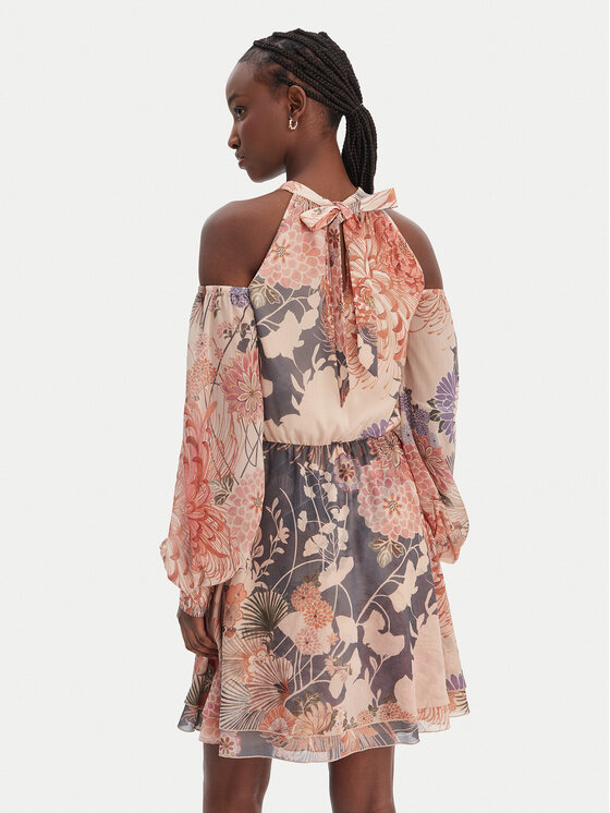 Guess Guess Coctailkleid W6GK05 W1577 Beige Regular Fit