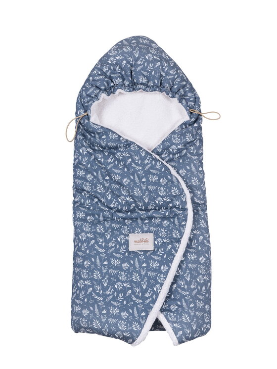 Śpiworek niemowlęcy Malomi, Niebieski, organic denim
