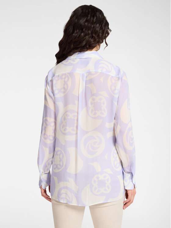 Elena Mirò Elena Mirò Camicia 5001P000316N002 Viola Regular Fit