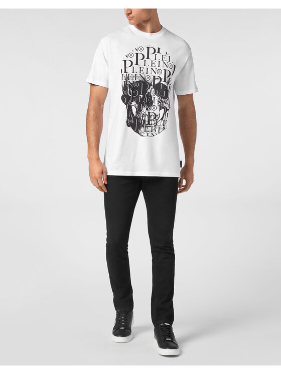 PHILIPP PLEIN PHILIPP PLEIN Tričko 9419 Biela Regular Fit