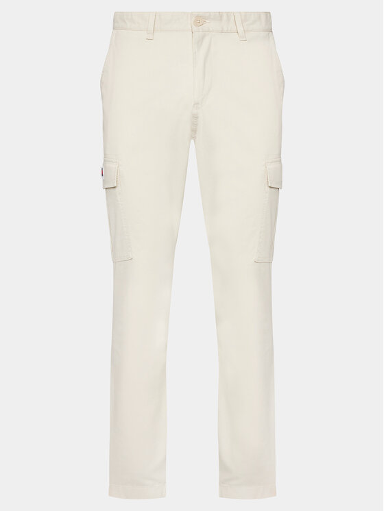 Tommy Jeans Tommy Jeans Hlače Austin DM0DM18940 Bež Slim Fit