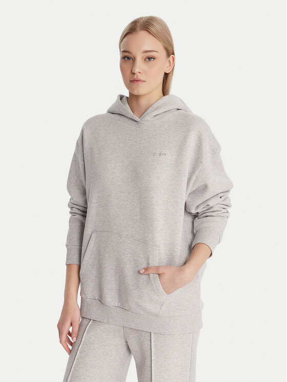 Guess Guess Bluză V6RQ14 K9V31 Gri Regular Fit