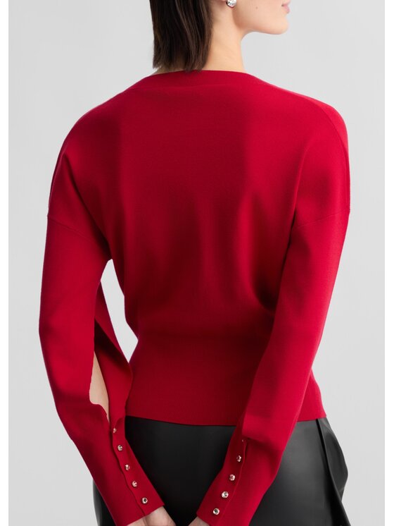 Liu Jo Liu Jo Maglione CA5309MS99EX0644 Rosso Regular Fit