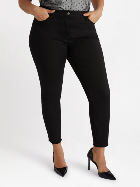 Fiorella Rubino Fiorella Rubino Pantaloni di tessuto P719T004809N033 Nero Skin Fit