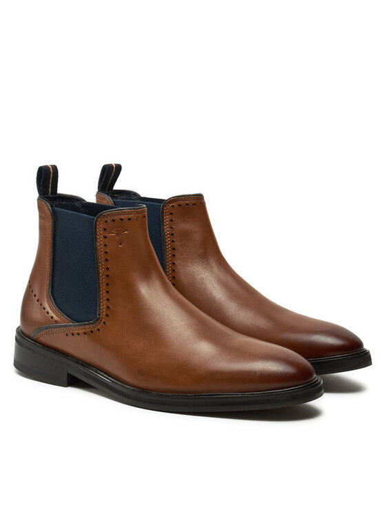 JOOP! JOOP! Členková obuv s elastickým prvkom Kleitos 4140004162 Hnedá