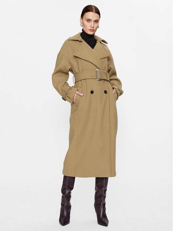 MICHAEL Michael Kors Übergangsmantel 77C6316M12 Beige Regular Fit 