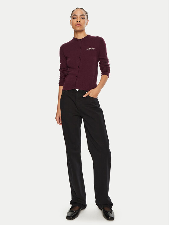 2NDDAY 2NDDAY Cardigan Vinny 2245341408 Bordeaux Regular Fit