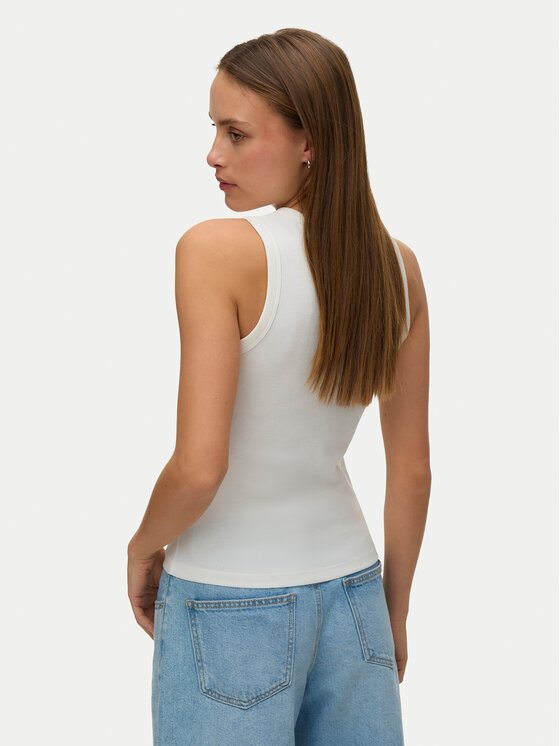 Vero Moda Vero Moda Top Naja 10341964 Biały Slim Fit