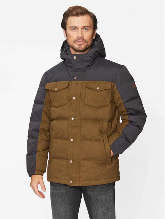 Wrangler Wrangler Giubbotto piumino 112341101 Marrone Oversize