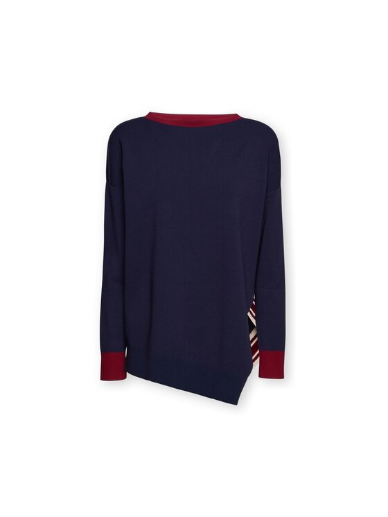 Elena Mirò Elena Mirò Sweter M064Z000827N0B1 Niebieski Boxy Fit