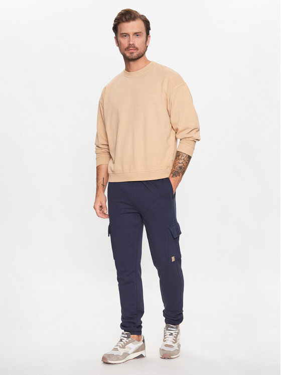 Blend Blend Spodnji del trenirke 20715106 Mornarsko modra Regular Fit