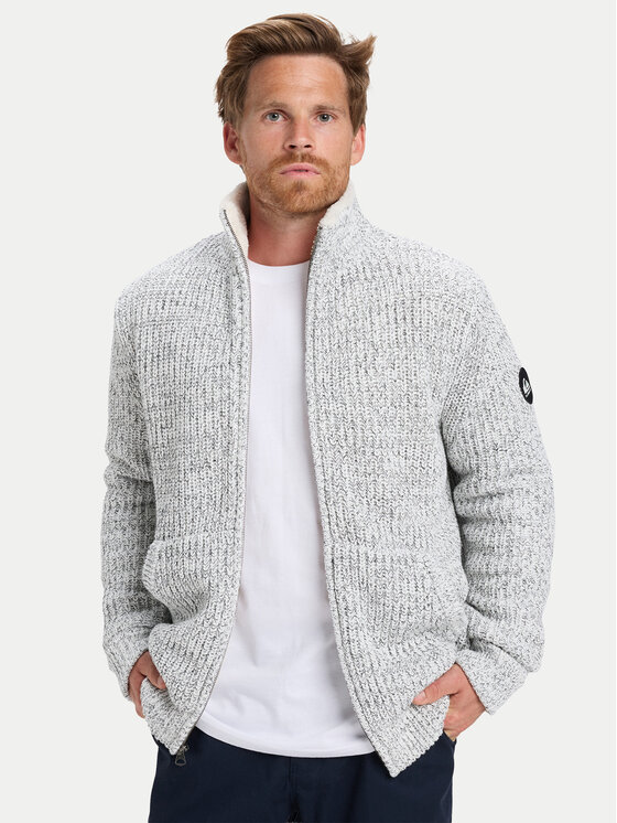 Quiksilver Quiksilver Pletena jopica Boketto EQYSW03324 Siva Regular Fit